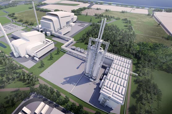UK's first energy from waste facility with carbon capture