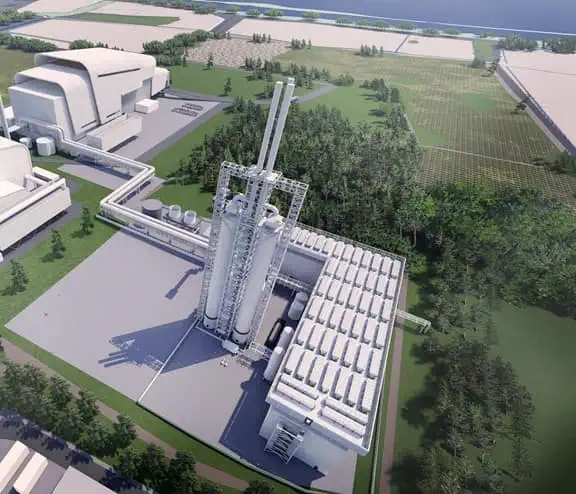 UK's first energy from waste facility with carbon capture