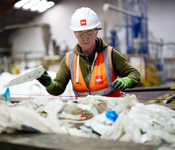 Biffa plastic recycling facility