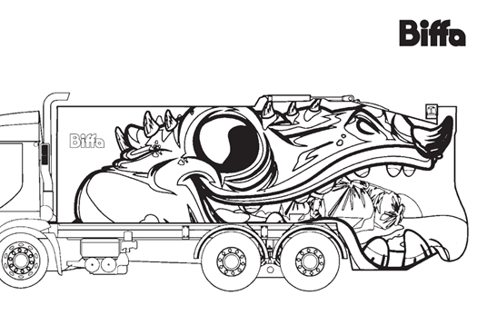 Wasteater colouring sheet