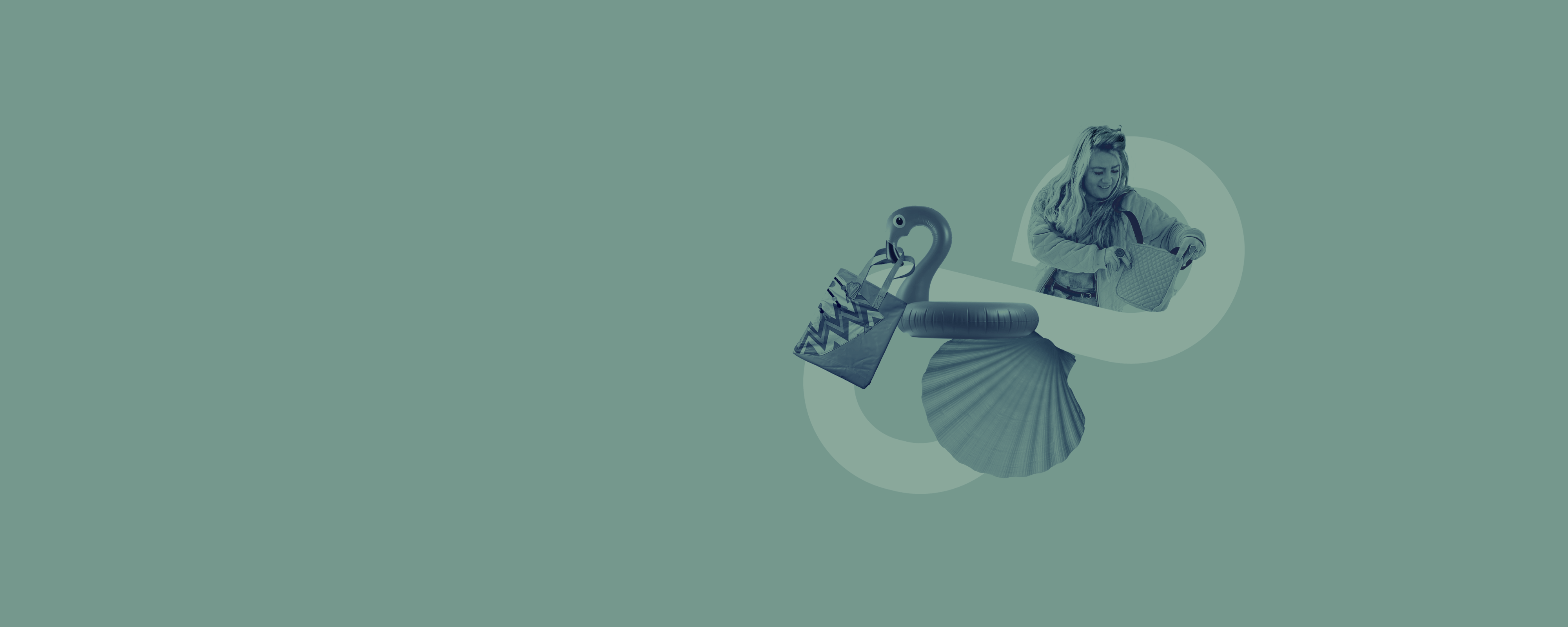 Changemakers graphic with infinity loop around two objects