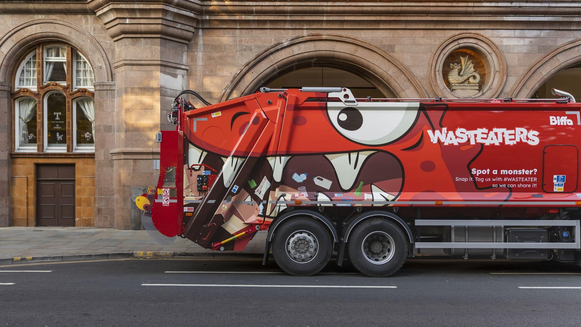 Wasteater truck in Manchester