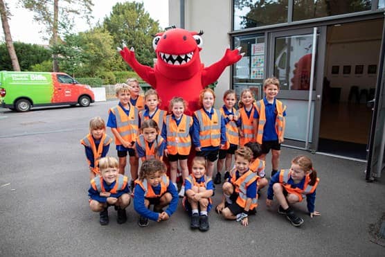 Whitney wasteater at St Nic primary school in Wokingham