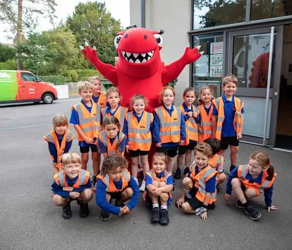 Whitney wasteater at St Nic primary school in Wokingham