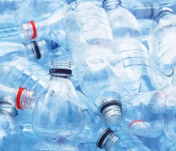 Empty plastic bottles