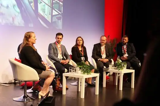 Panel discussion on the future of material flows hosted by Maxine Mayhew