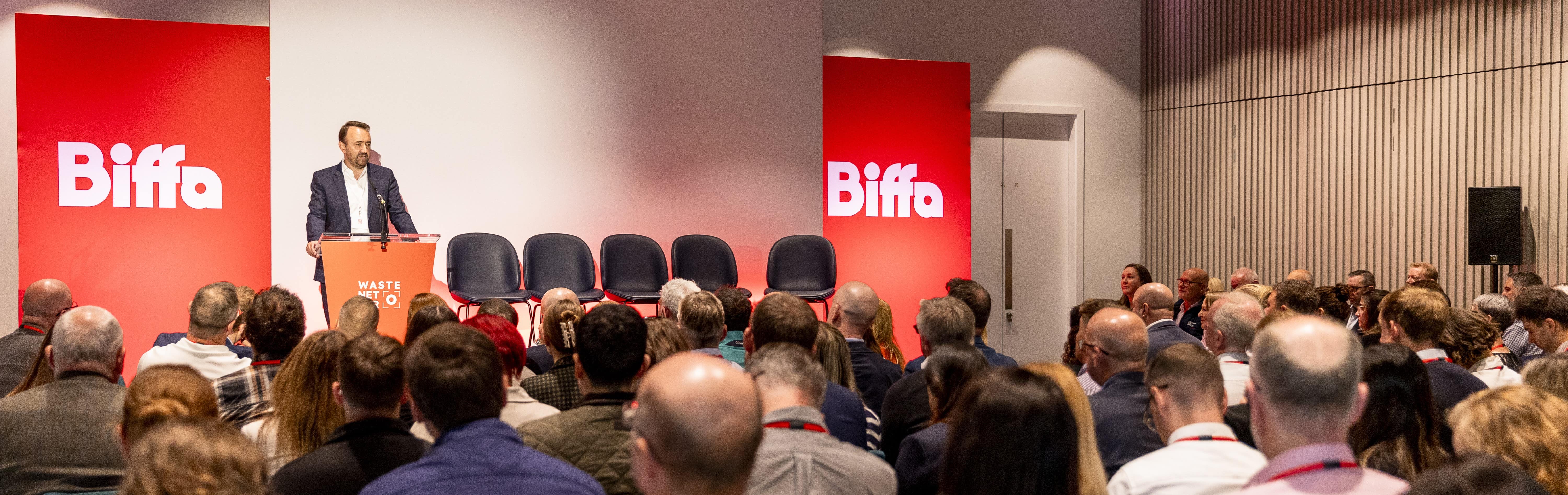 Michael Topham up on stage