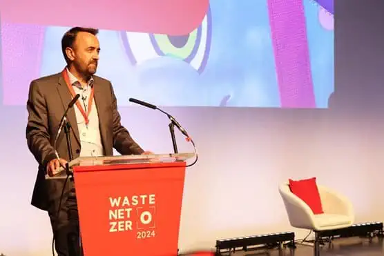 Biffa's CEO, Michael Topham opening Waste Net Zero 2024