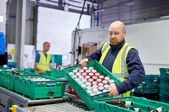 Biffa employees working to transform waste into raw materials for circular economy