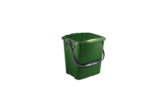 Green food waste caddy