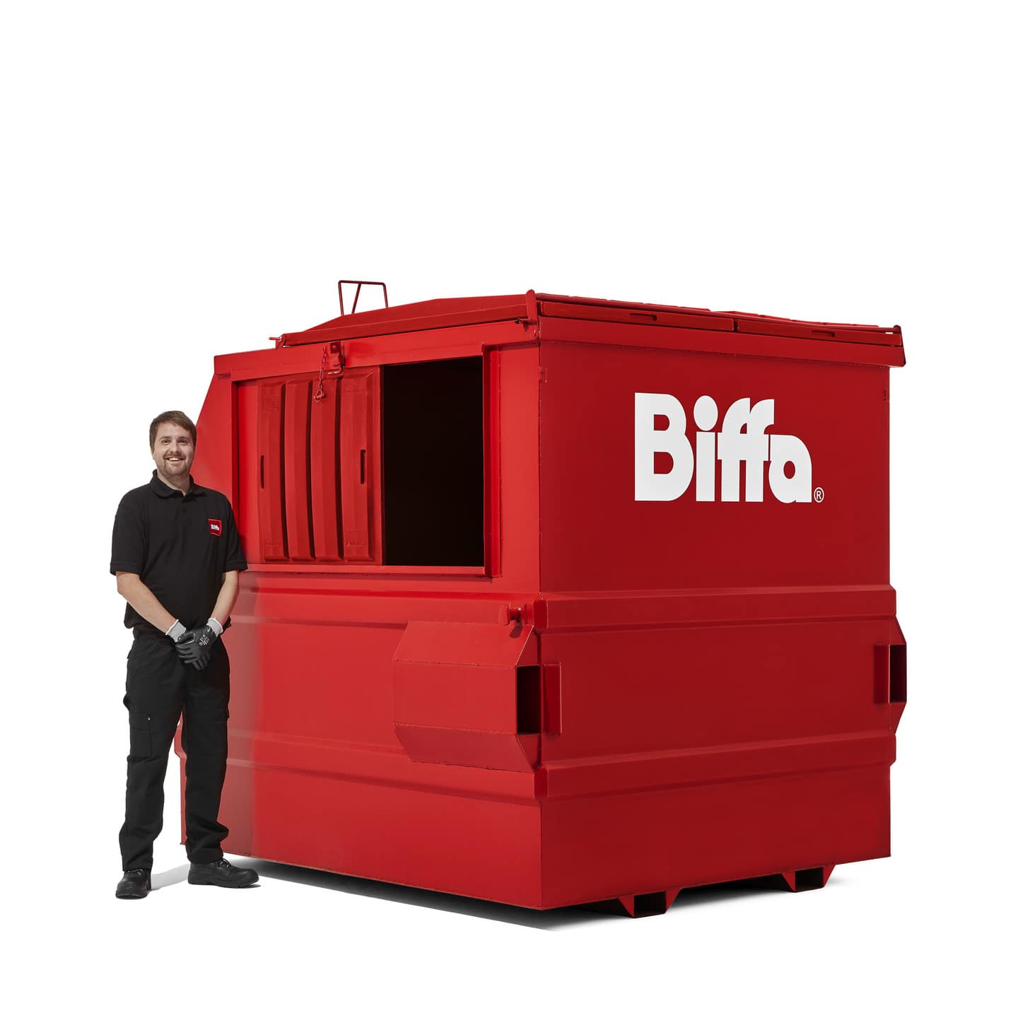 8000L Front end loader with operative