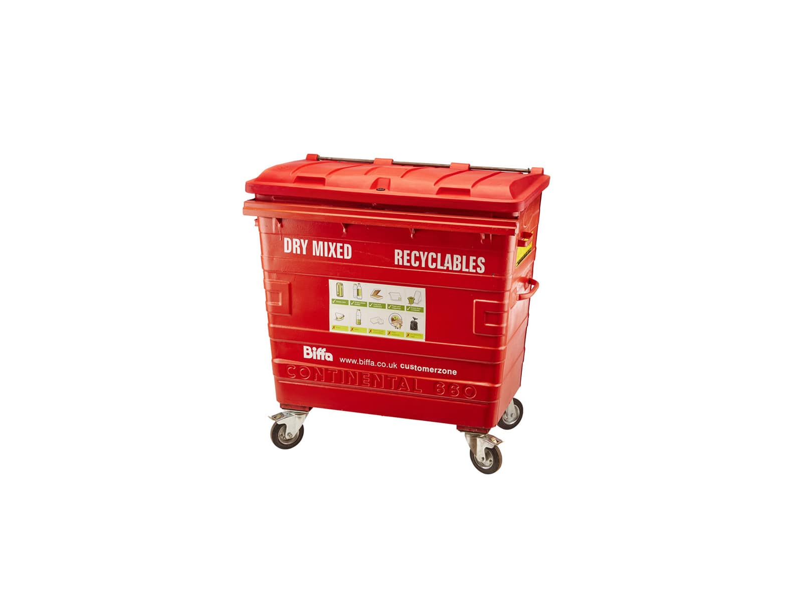 Biffa large wheelie bin