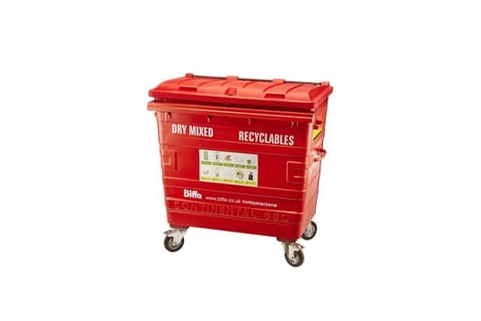 Biffa large wheelie bin