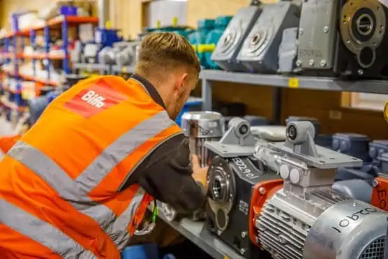 Biffa staff in service centre