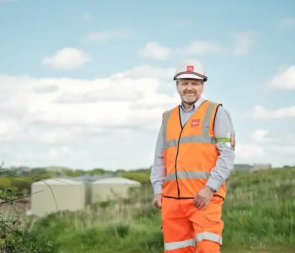 Biffa employee in facility