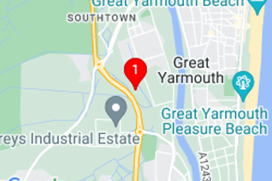 Map of Great Yarmouth