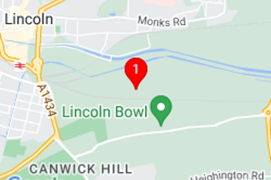 Map of Lincoln