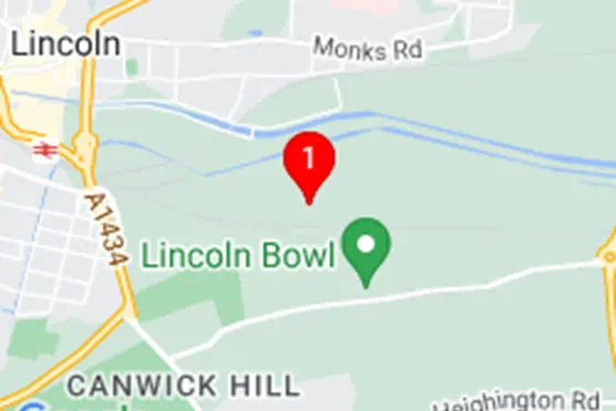 Map of Lincoln