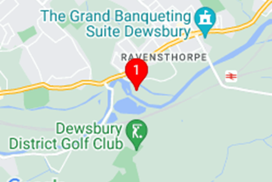 Map of Dewsbury