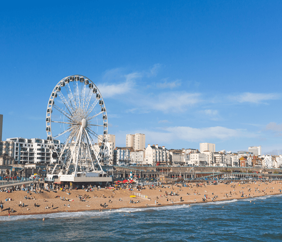 Brighton beach ferris wheel