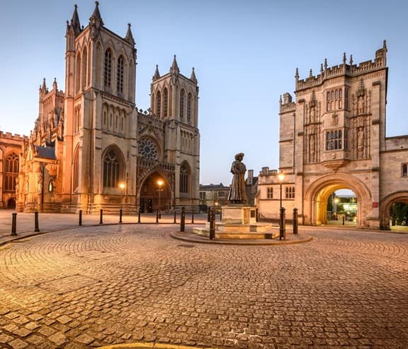 Famous Bristol Cathedral
