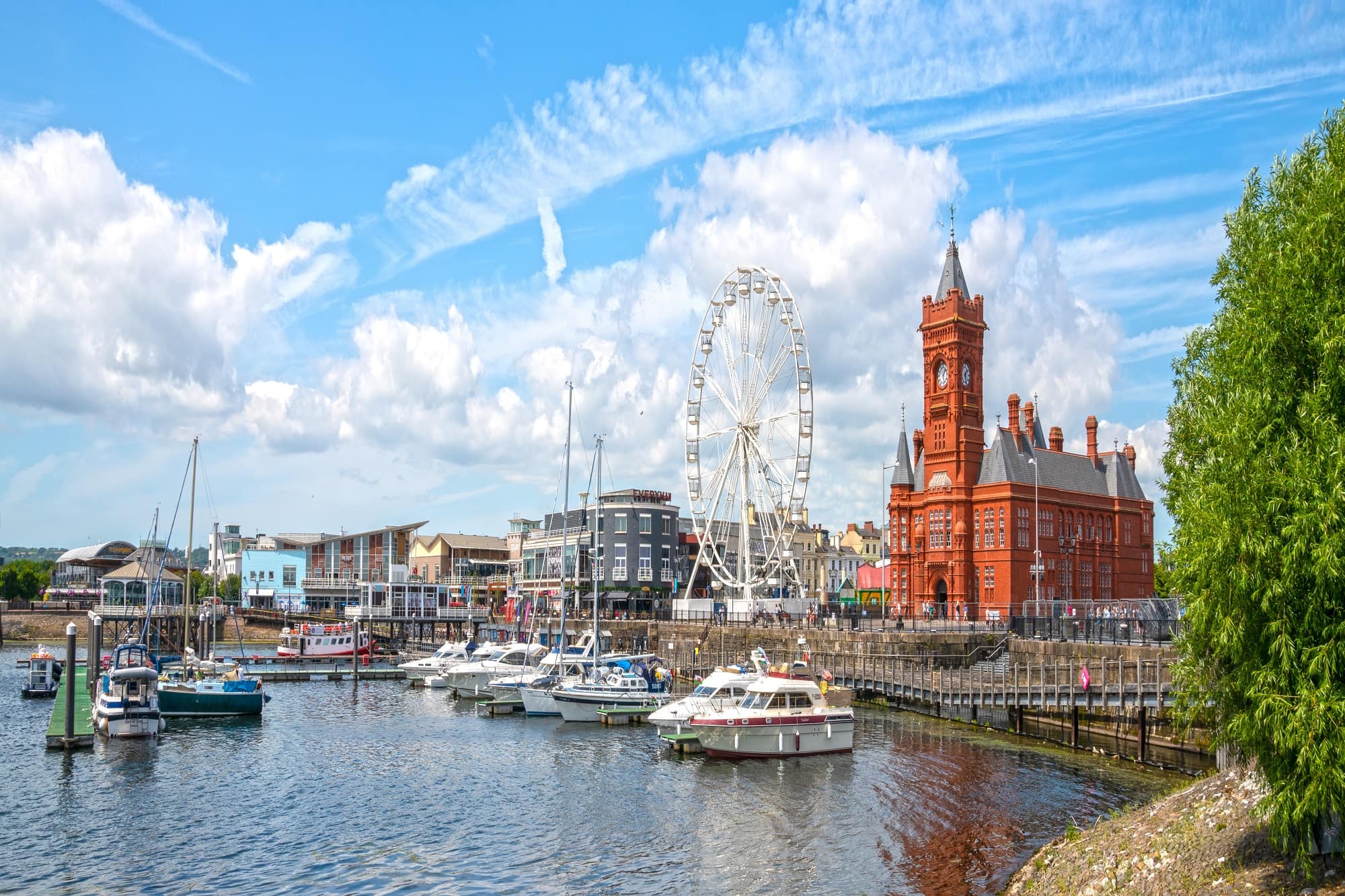 Cardiff Millenium Centre landscape