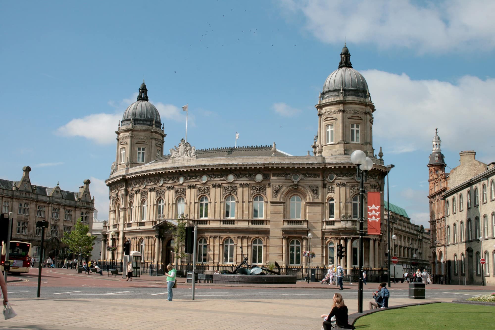 Scenic View of City Hall in Hull