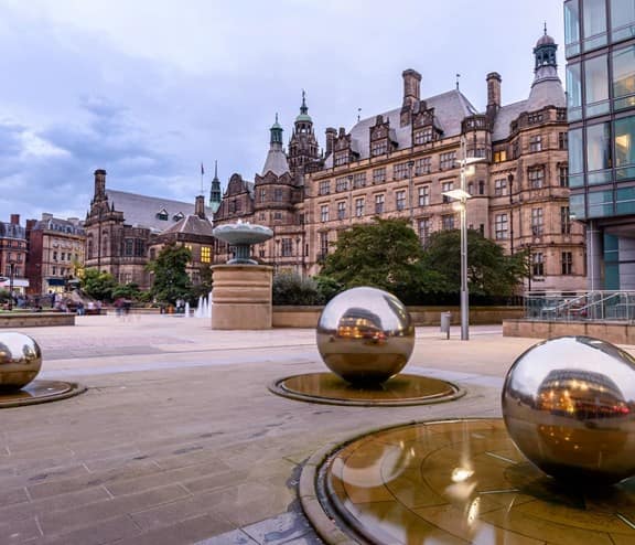 Nice scenic view of Sheffield