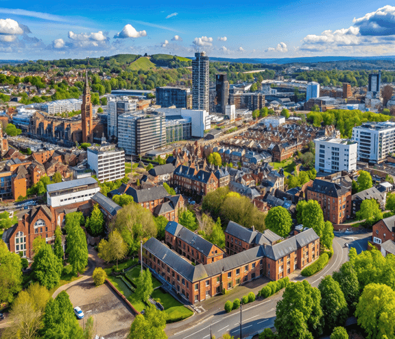 Wolverhampton skyline