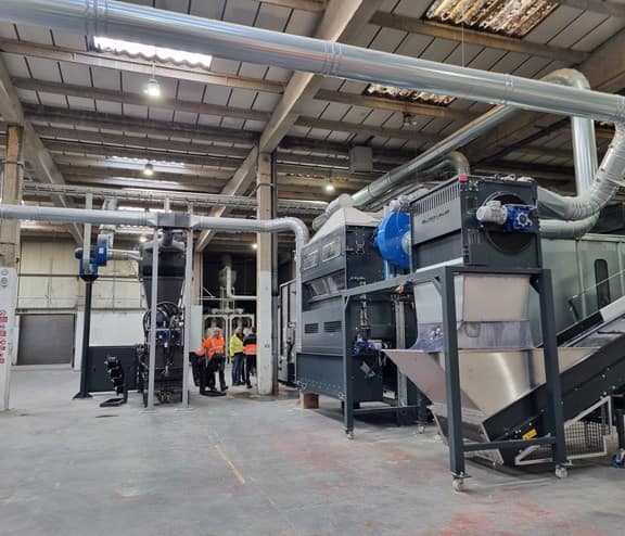 carpet recycling facility