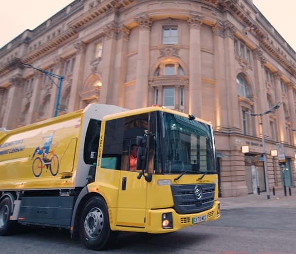 Electric waste vehicles