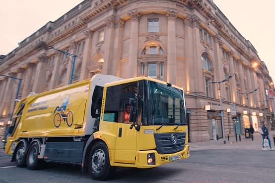 Electric waste vehicles