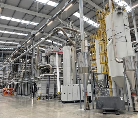 Inside Esterpet Ltd plant