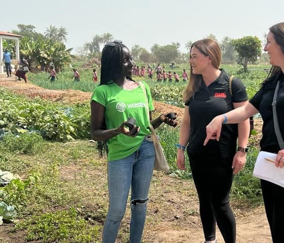 Biffa's team in Gambia to see sustainability projects in action