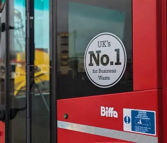 HVO powered plant and fleet vehicles at Biffa's Coventry waste transfer station
