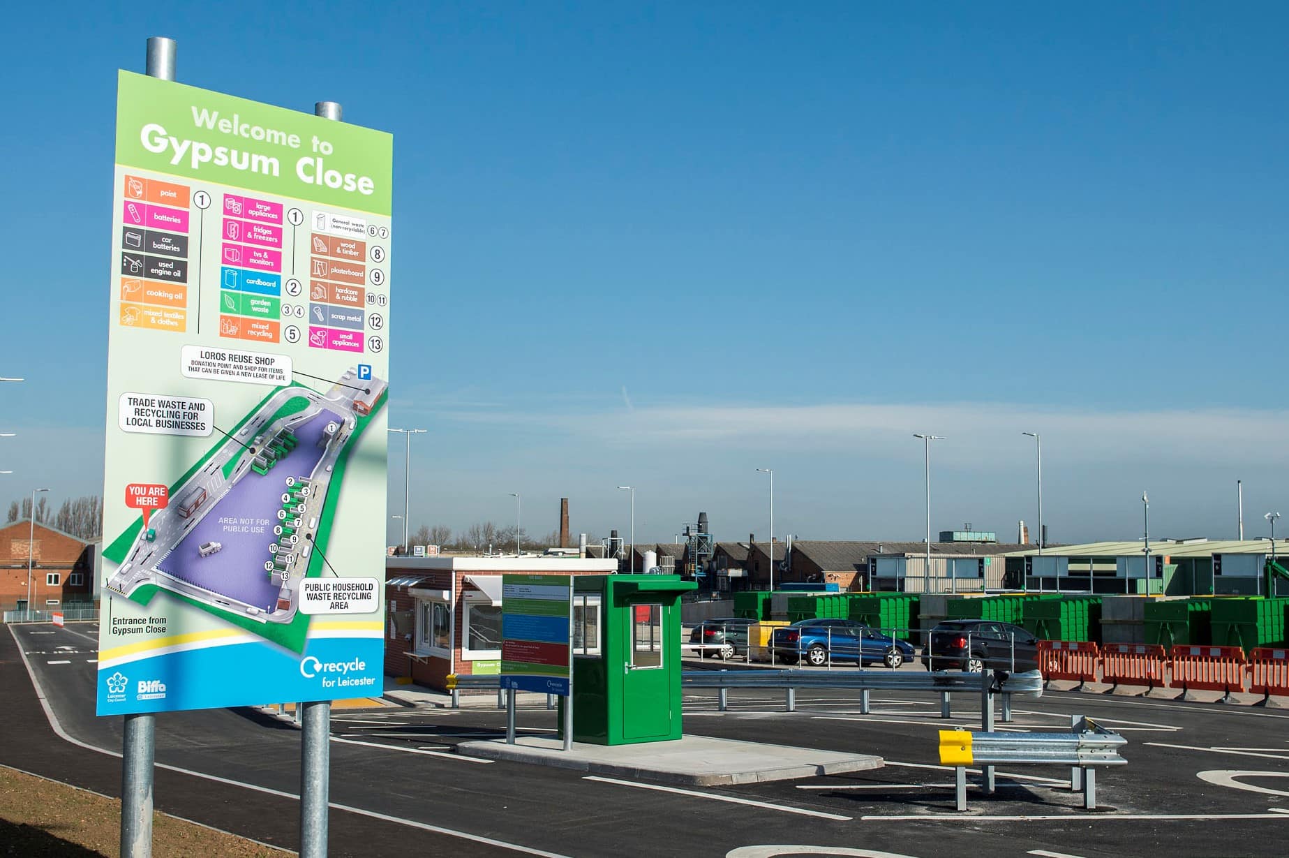 Gypsum Close recycling centre