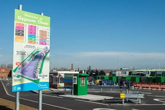 Gypsum Close recycling centre