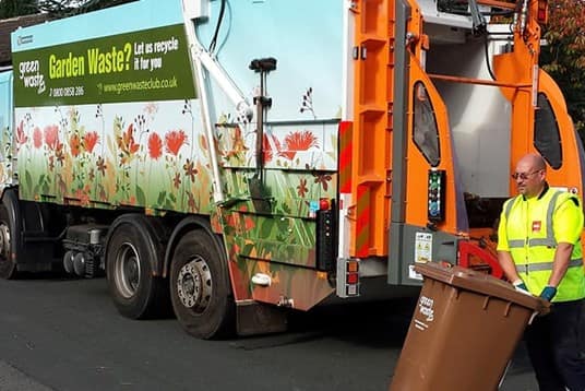 Waste operative for green waste club