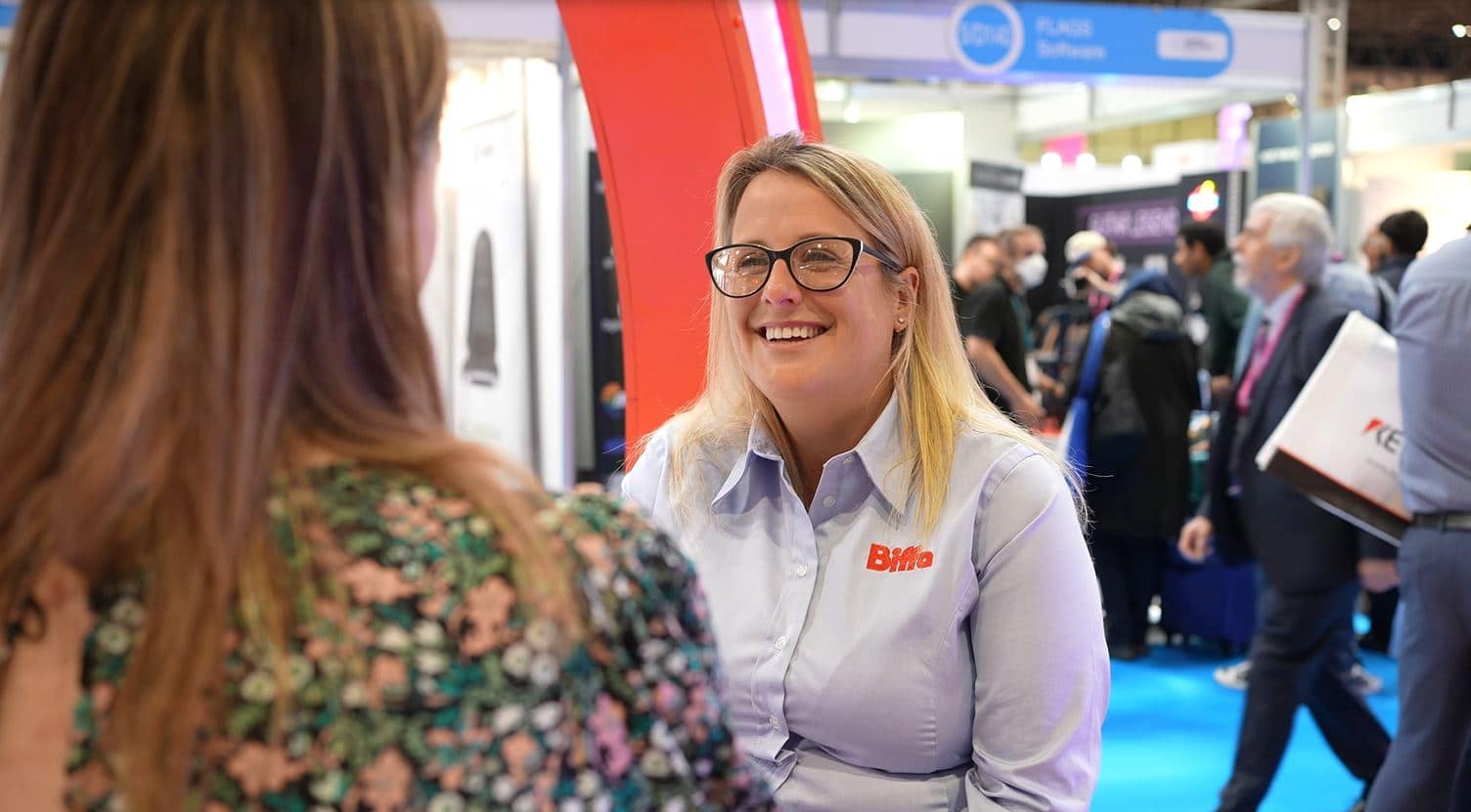 Claire speaking at smart manufacturing 2025