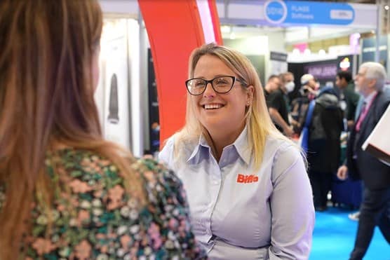 Claire speaking at smart manufacturing 2025