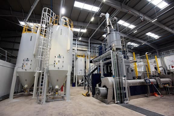 Biffa's plant to reduce the intensity of electricity usage by using 100% renewable sources