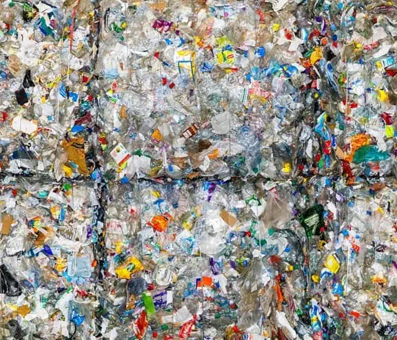 Pile of waste accumulated together