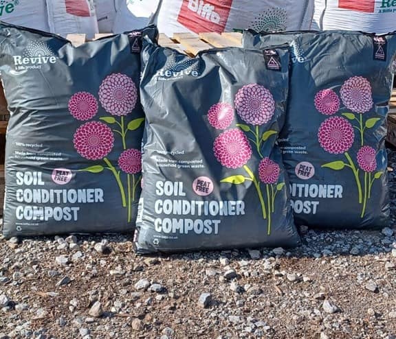 Revive soil conditioner compost bags