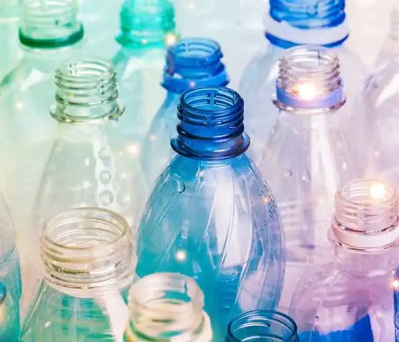 Various plastic bottles