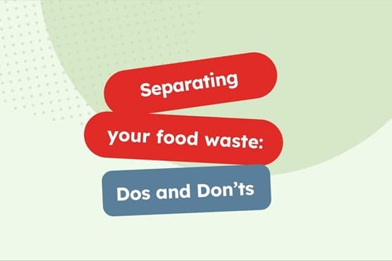Separating food waste title screen