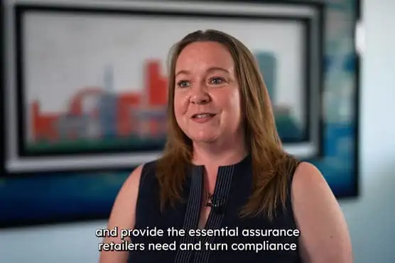 Screengrab of Marie King in the interview