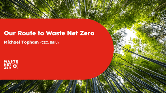 Title screen for event Our Route to Waste Net Zero